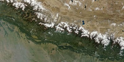 નકશો સેટેલાઈટ નેપાળ રહે છે