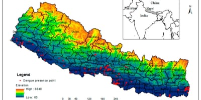 નકશો નેપાળ આબોહવા