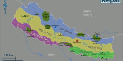 નકશો મૂળ નેપાળ