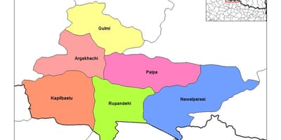 નકશો rupandehi નેપાળ